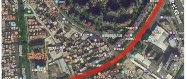 11月11日8时南庄二马路部分路段进行围蔽